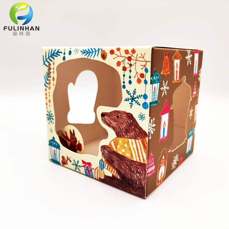 custom cube gift box with lid
