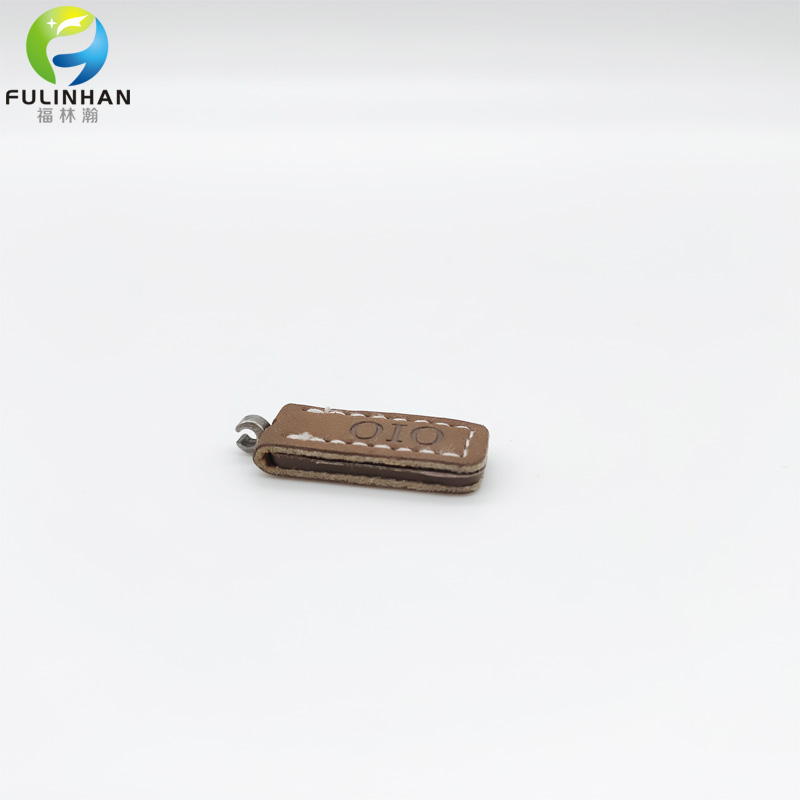 leather zip puller with metal leather zip puller with metal