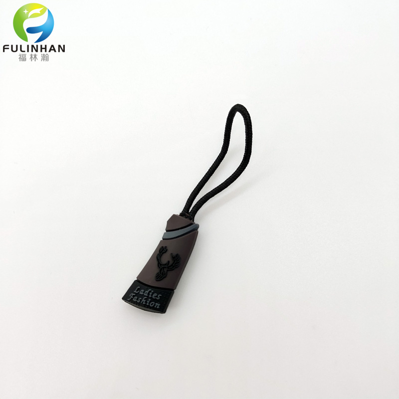 plastic logo zip puller plastic logo zip puller