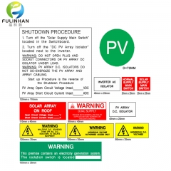 australia standard etichetta di avvertimento etichetta solare