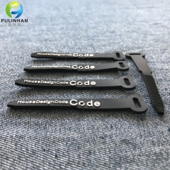 Linguette di tirante personalizzate in silicone
