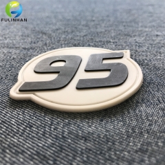 Etichette in silicone personalizzato in rilievo