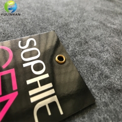 Timbri personalizzati e tagliandi sw swirl stampati con occhiello per abbigliamento