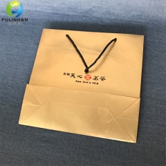 sacchi di carta di carta personalizzati oro