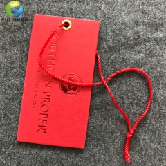 tagli di carta con timbratura con corda