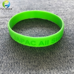 braccialetti a logo stampati in silicone