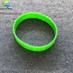 braccialetti personalizzati con logo a logo in silicone personalizzato