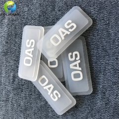 etichette di indumento in silicone di gomma