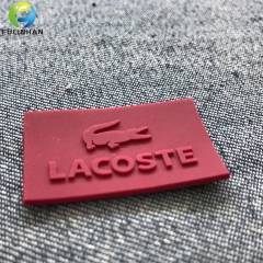 badge in rilievo di silicone