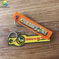 toppa ricamata con anello per la scuola