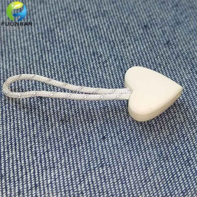 tiretti con cerniera in corda riflettente a forma di cuore