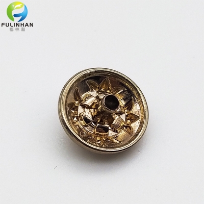 bottoni metallici all'ingrosso fiore personalizzato