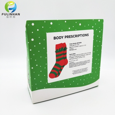 scatola glitterata rossa per regalo di natale
