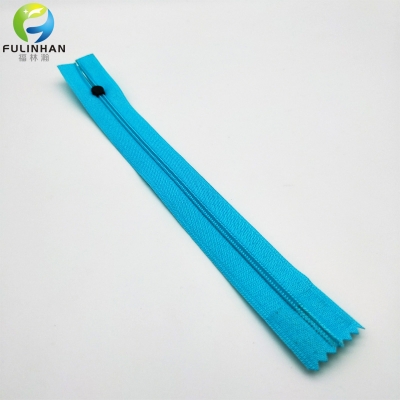 cerniere in nylon impermeabile in plastica per indumento