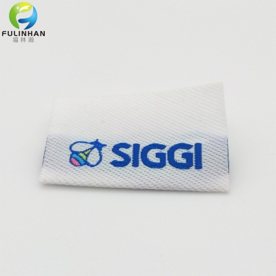 Personalizzato Centerfold Riciclato Tessuto Di Etichette Per L'Abbigliamento