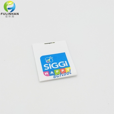 Logo Personalizzato Riciclato Capo Stampato Etichette