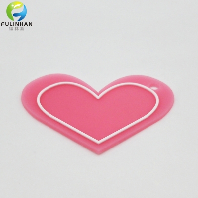 Bella Cuore Di Gomma Rosa Patch