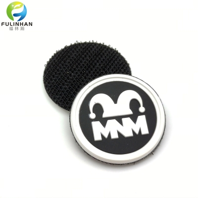 personalizzati in pvc logo hat patch con velcro
