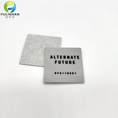 etichette in microfibra