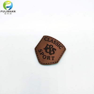 All'Ingrosso Marchio Personalizzato In Pelle Con Logo Badge