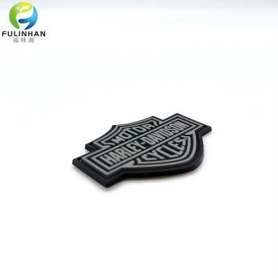 etichette in gomma pvc logo 3d all'ingrosso