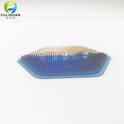 etichetta con logo 3D in silicone a puntini ecologici non tossici
