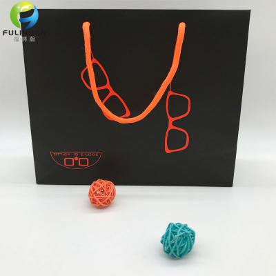 sacchetti di carta per il confezionamento di occhiali stampati personalizzati
