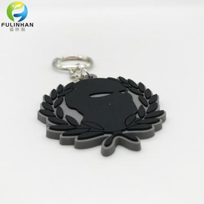Portachiavi in PVC ecologico in plastica morbida
