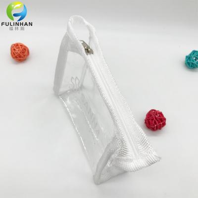 pochette trasparente con cerniera

